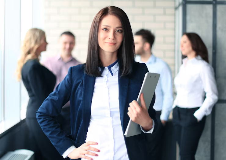 Business woman in office