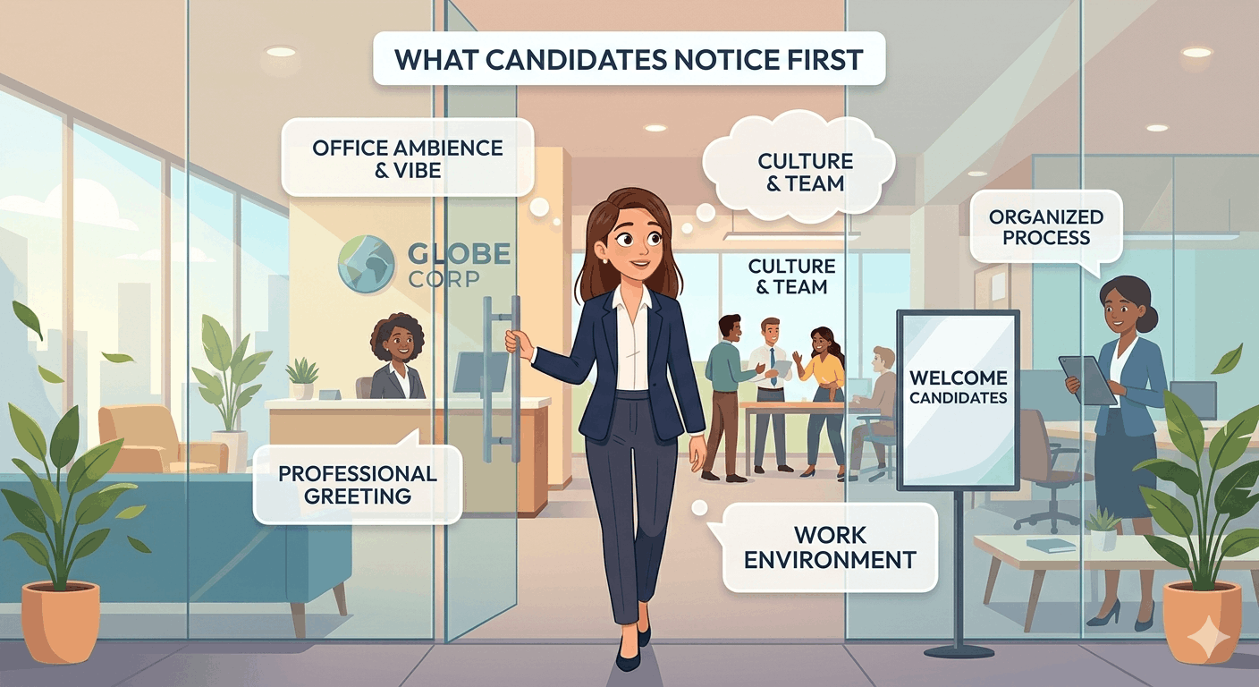 What Candidates Notice First in an Interview cover image - HR Vinda blog