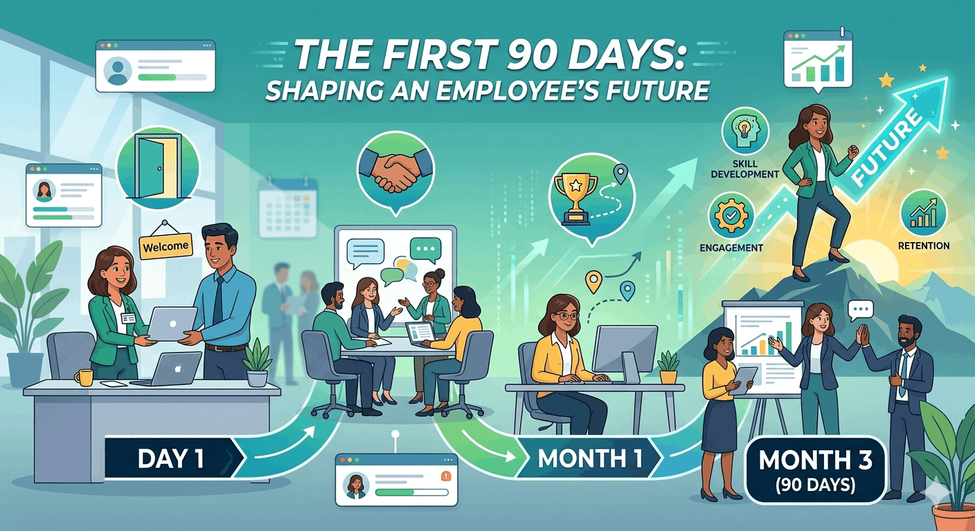 The First 90 Days That Decide an Employee's Future cover image - HR Vinda blog