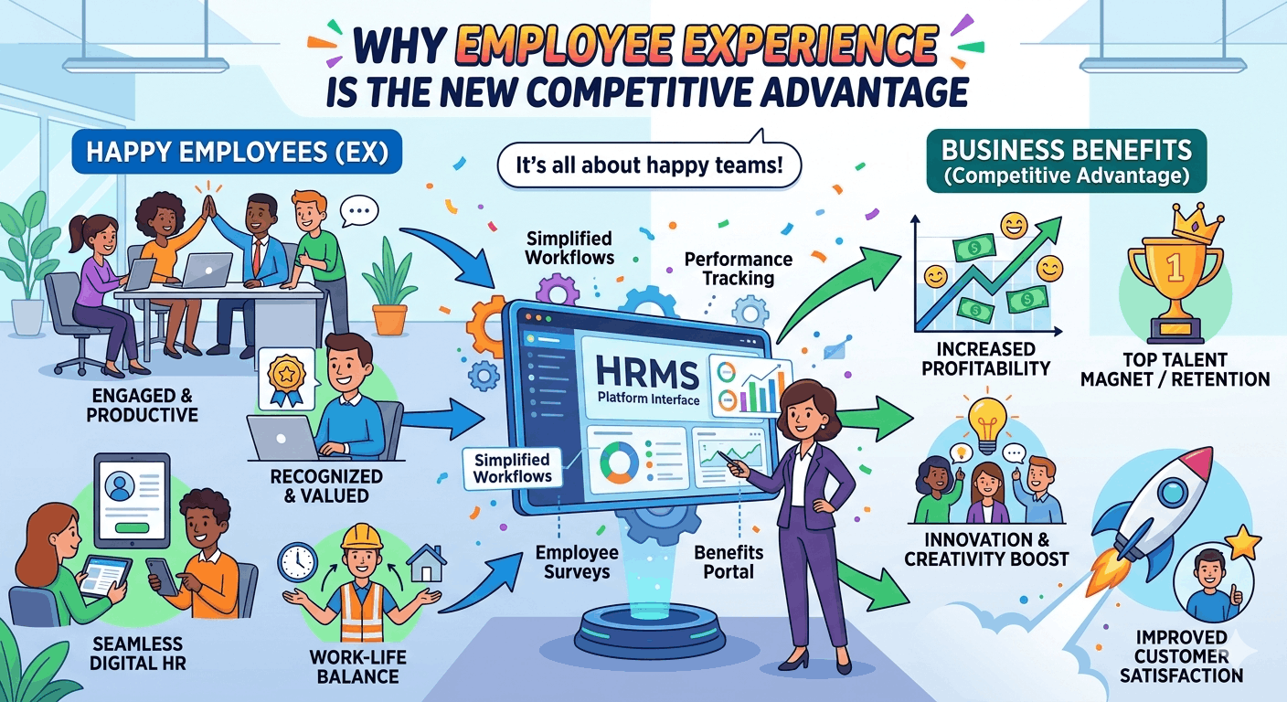 Why Employee Experience Is the New Competitive Advantage cover image - HR Vinda blog