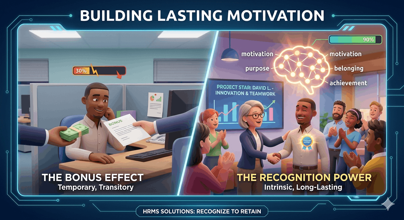 Why Recognition Is More Powerful Than Bonuses cover image - HR Vinda blog
