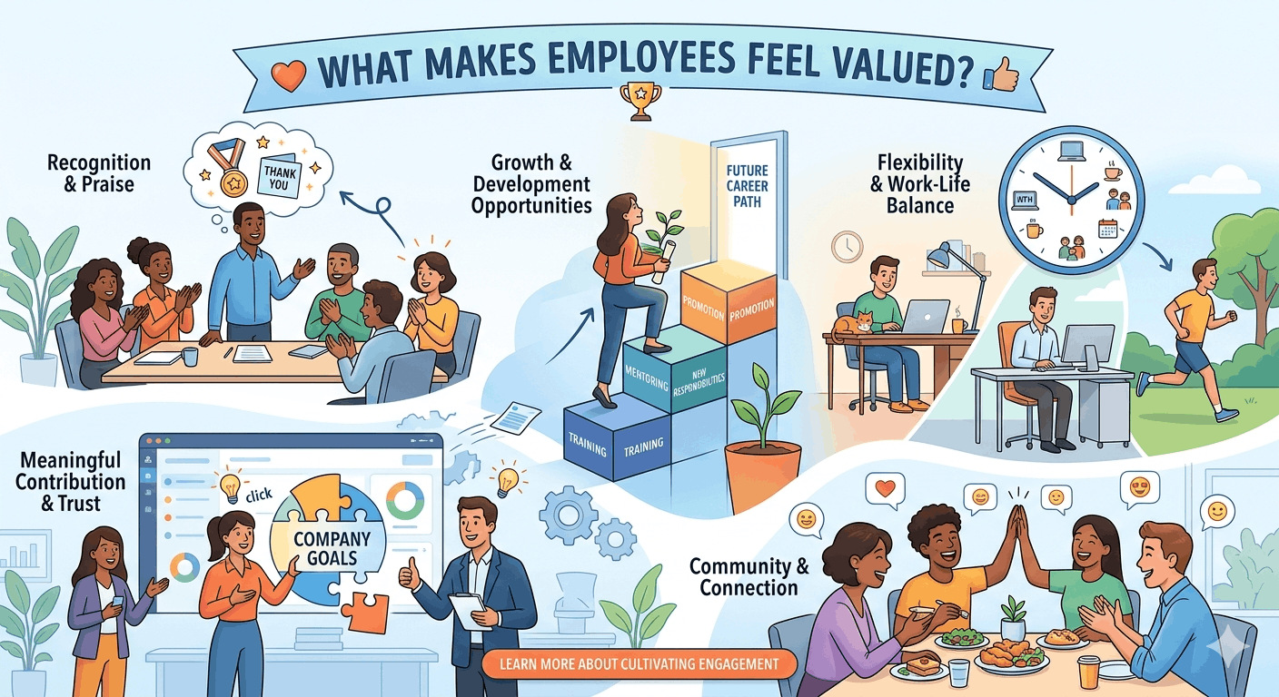 What Makes Employees Feel Valued cover image - HR Vinda blog